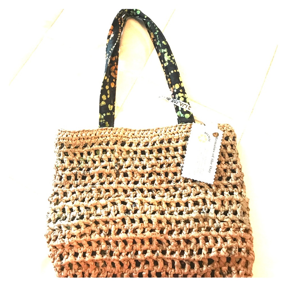 Purse made from plastic bags